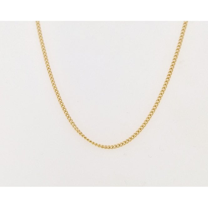 Bramwells 18ct yellow gold curb chain