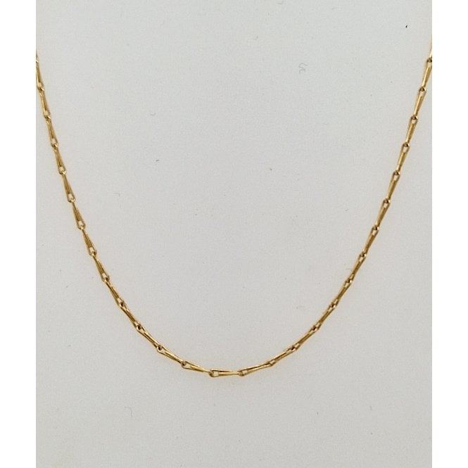Bramwells 9ct yellow gold Barley chain