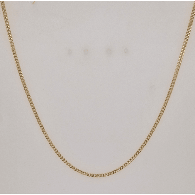 Bramwells 9ct Yellow Gold Curb chain 20inches