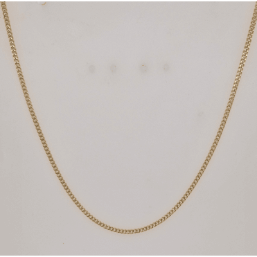 9ct Yellow Gold Curb chain 20inches