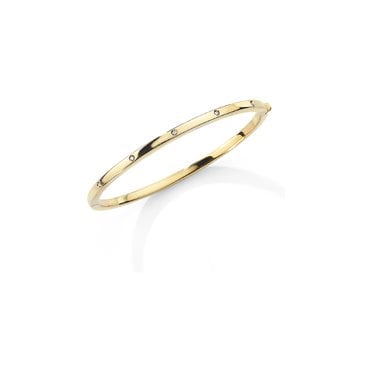 9ct.Yellow Gold Diamond set Bangle