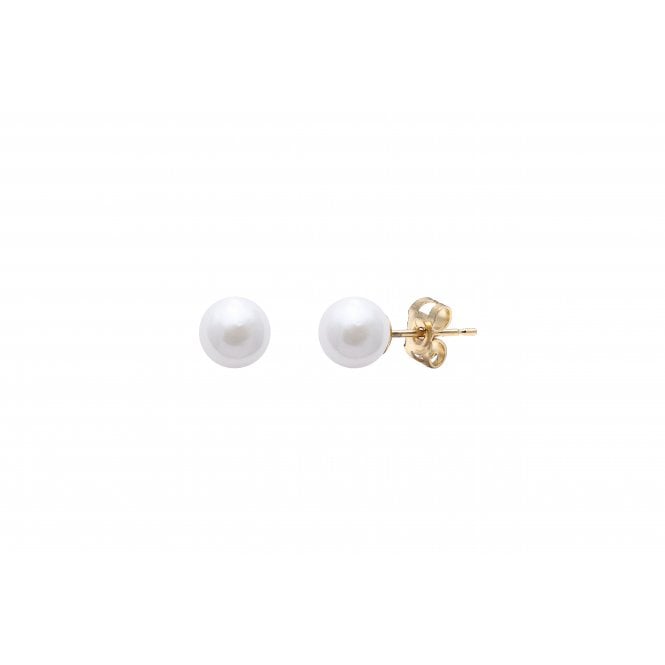 Bramwells Akoya Cultured Pearl Earrings 9ct Gold