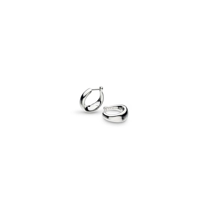 Kit Heath Bevel Cirque Small Hinged Huggie Hoop Earrings 6175HP020