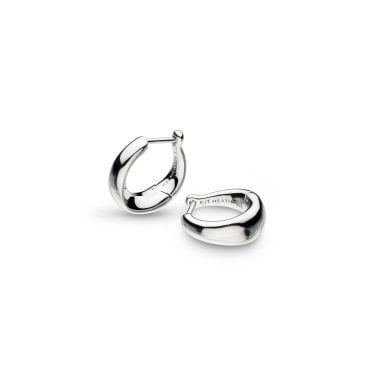 Bevel Cirque Small Hinged Huggie Hoop Earrings 6175HP020