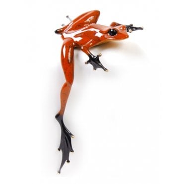 BF63 Hungover Bronze frog sculpture by Tim Cotterill