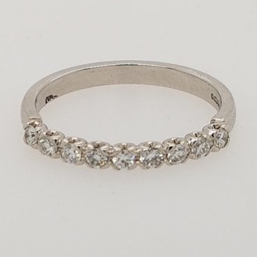 Diamond Eternity Ring Platinum 0.31cts