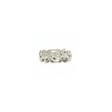 Diamond Set Floral Band by Ungar&Ungar in 18ct Gold 0.26cts