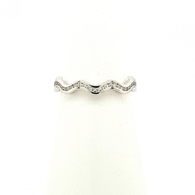 Bramwells Diamond set Full Eternity Ring 18ct White Gold 0.36cts