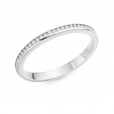 Diamond set Platinum Ring