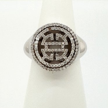 Diamond set Ring 5 Blessings by Sarah Ho in 18ct White Gold