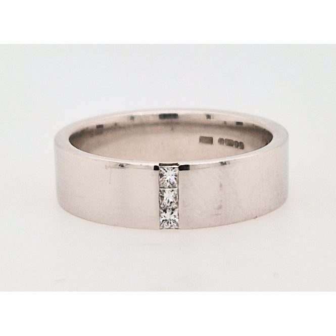 Bramwells Diamond set wedding ring