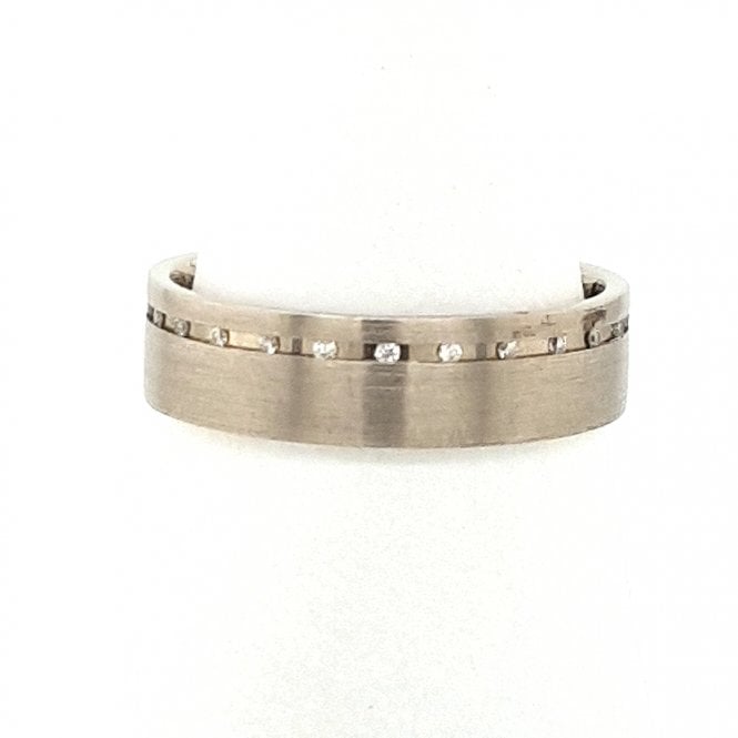 Bramwells Diamond set wedding ring
