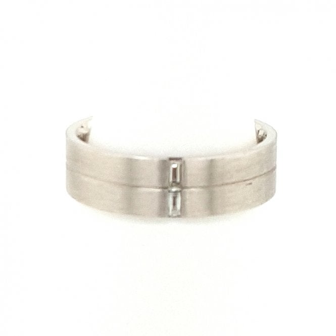 Bramwells Diamond set wedding ring