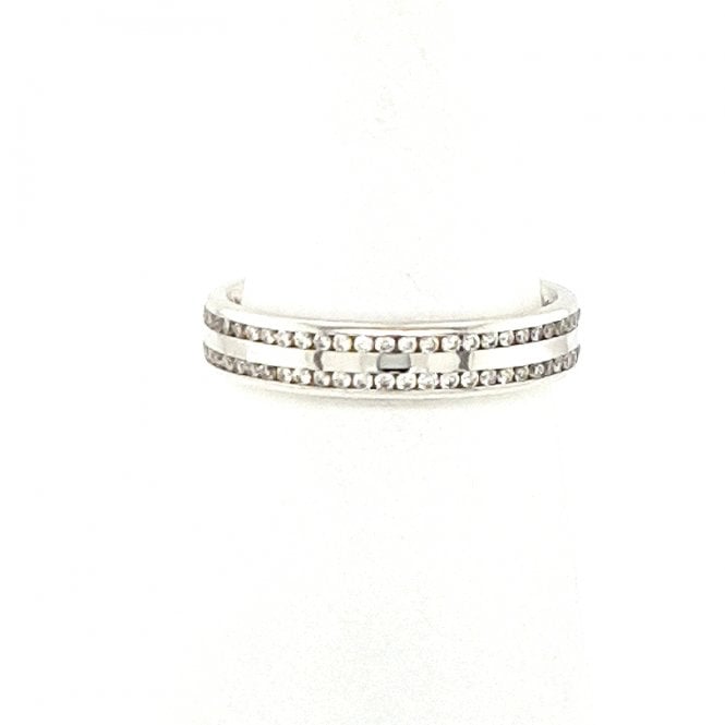 Bramwells Diamond set wedding ring
