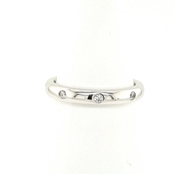 Bramwells Diamond set wedding ring