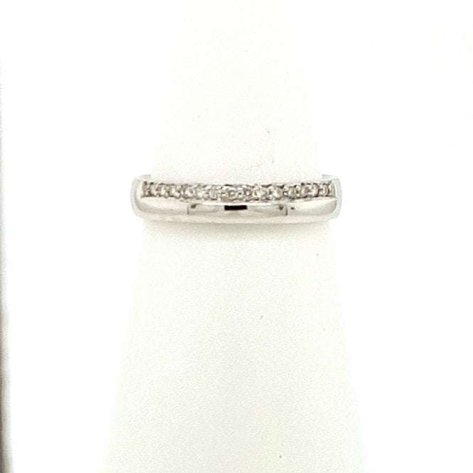 Bramwells Diamond set wedding ring