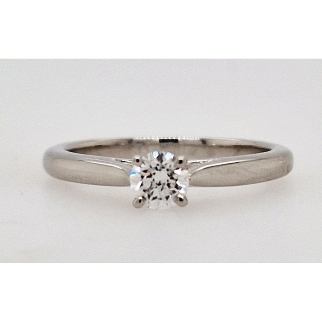 Bramwells Diamond Solitaire Ring 0.33cts Platinum