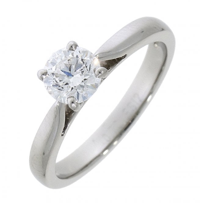 Bramwells Diamond Solitaire Ring 0.70cts F VS2 in Platinum
