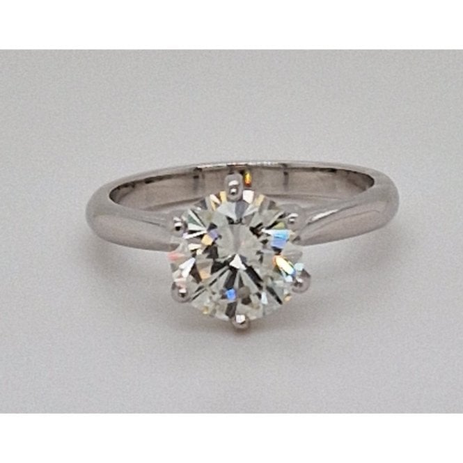 Bramwells Diamond Solitaire ring 1.89cts Set in Platinum