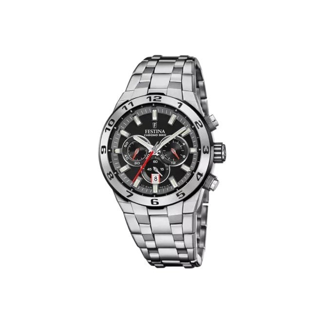 Festina Chrono Bike black dial Chronograph steel F20670/6