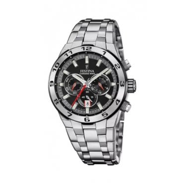 Festina Chrono Bike black dial Chronograph steel F20670/6