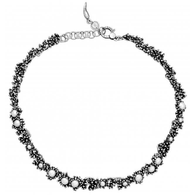 Giovanni Raspini Anemone small Necklace in silver 11262