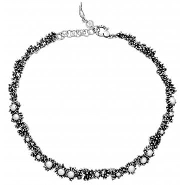 Giovanni Raspini Anemone small Necklace in silver 11262