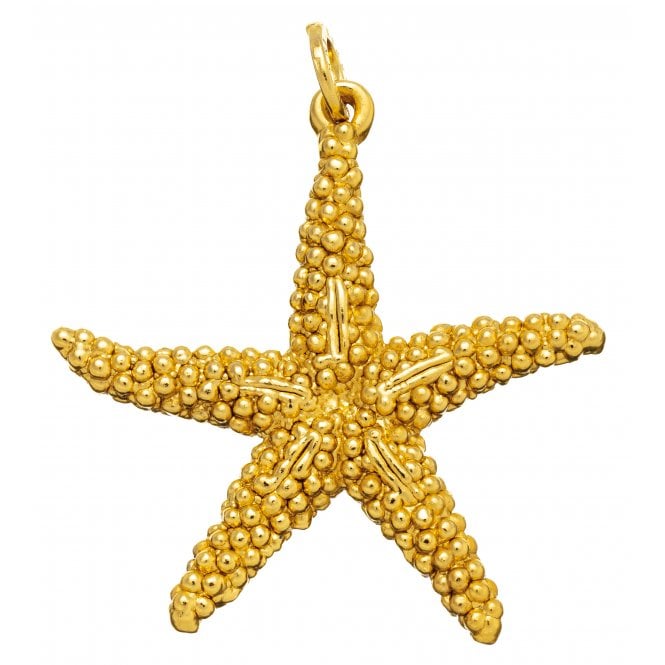 Giovanni Raspini Starfish Pendant in Gold Plated Silver 08563