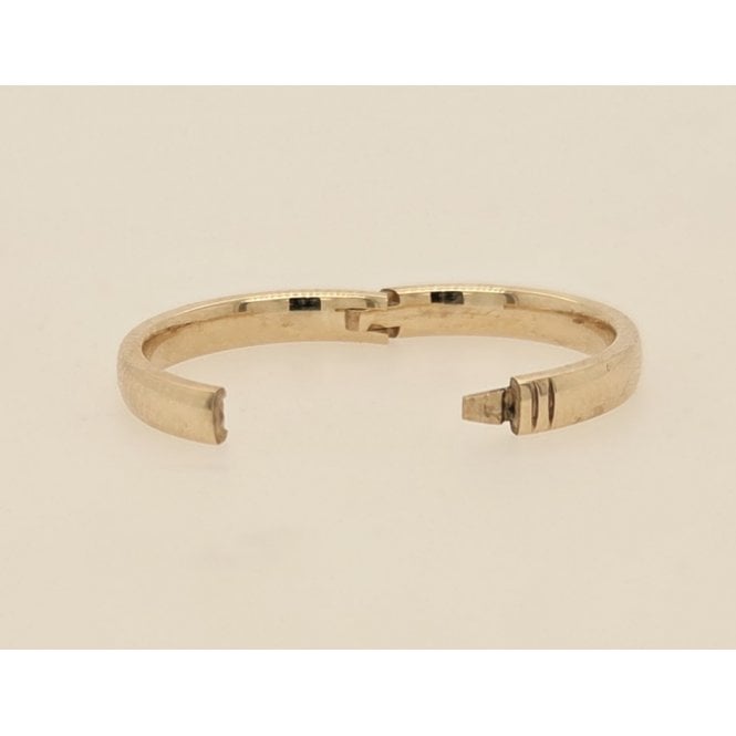 Bramwells Hinged wedding ring 3.5mm 9ct yellow gold