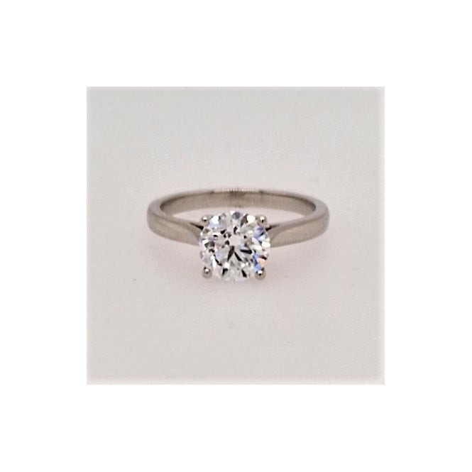 Bramwells Laboratory Grown Diamond Solitaire Ring 1.51cts Platinum