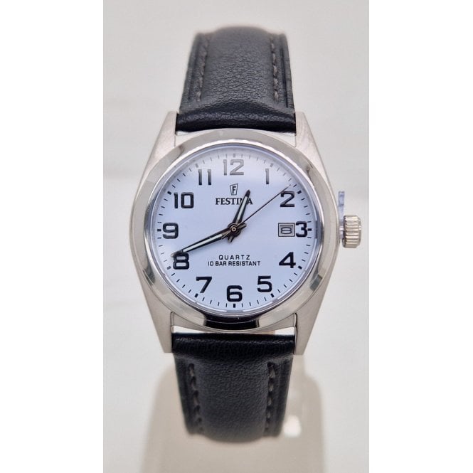 Festina Lds watch on leather strap