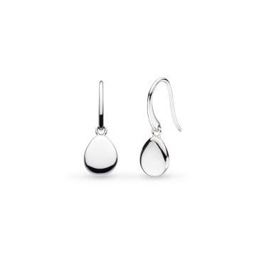 Pebble Droplet Drop Earrings