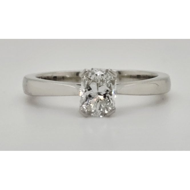 Phoenix Cut Diamond Solitaire Ring in Platinum 0.71cts