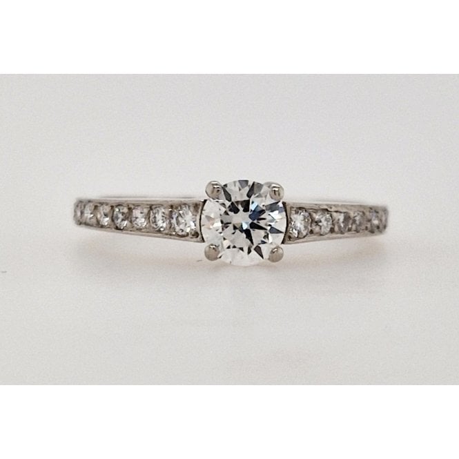 Bramwells Pre-Owned Pre-owned Diamond solitaire ring Platinum 0.50cts