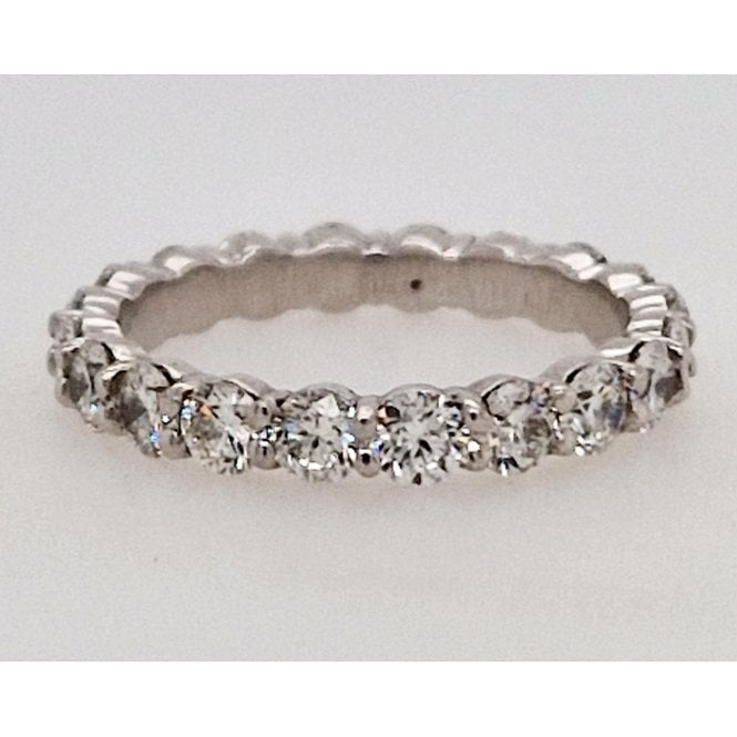 Bramwells Pre-Owned Pre-Owned Full Eternity Diamond Ring 1.97cts Plat