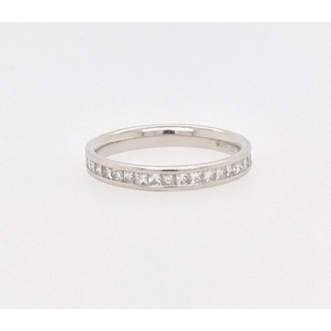 Bramwells Pre-Owned Platinum and Princess Cut Diamond ring 0.50cts