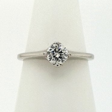 Round Brilliant Cut Diamond Solitaire Ring 0.50cts