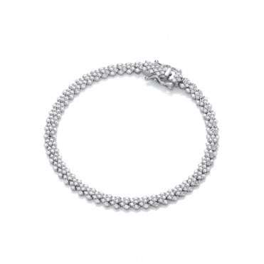 Silver & Cubic Zirconia Premiere Bracelet