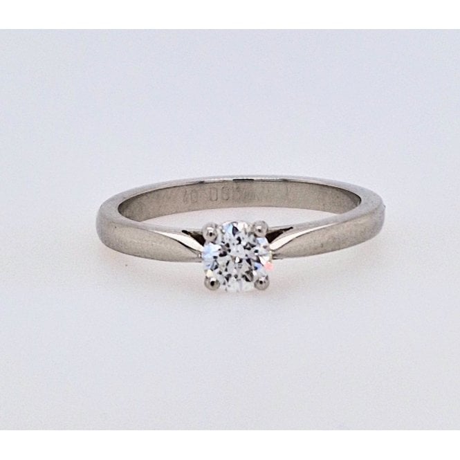 Bramwells Solitaire Diamond Ring 0.40cts Platinum