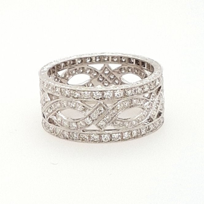 Ungar&Ungar Diamond set Ring 1.03cts 18ct White Gold